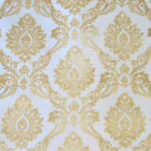 Load image into Gallery viewer, Glam Fabric Godiva Canary - Yellow Cut Velvet Upholstery Fabric