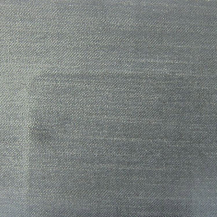 Glam Fabric Imperial Chrome - Grey Rayon Velvet Upholstery Fabric