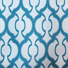Load image into Gallery viewer, Glam Fabric Mila Cerulean - Woven Upholstery Fabric