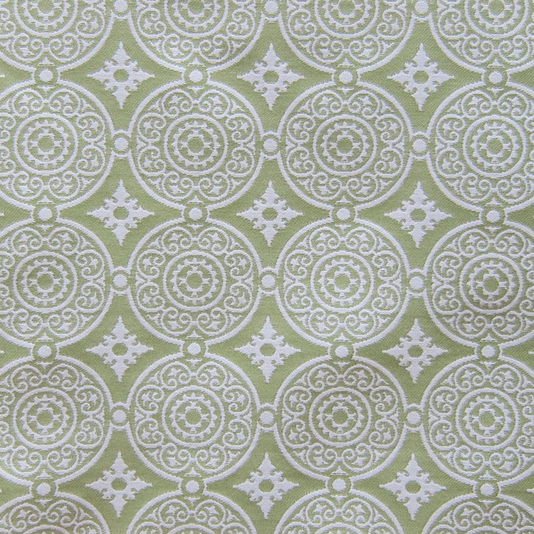 Glam Fabric Medallion Apple FRONT - Outdoor Upholstery Fabric