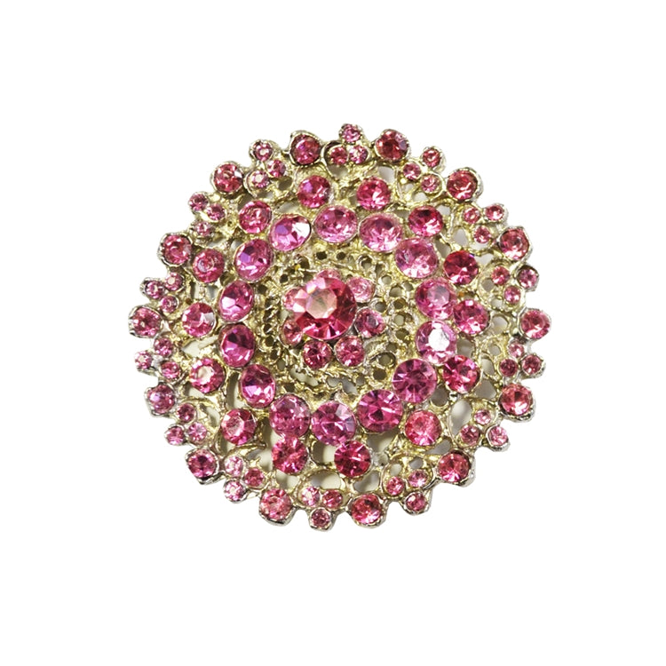 Glam Fabric Grand Pink Brooch