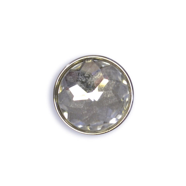 Glam Fabric Crystal Bling Button