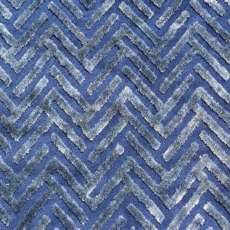 Glam Fabric Devious Sapphire  - Velvet Upholstery Fabric