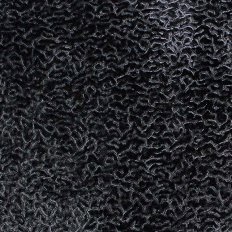 Glam Fabric Alkali Black  - Velvet Upholstery Fabric