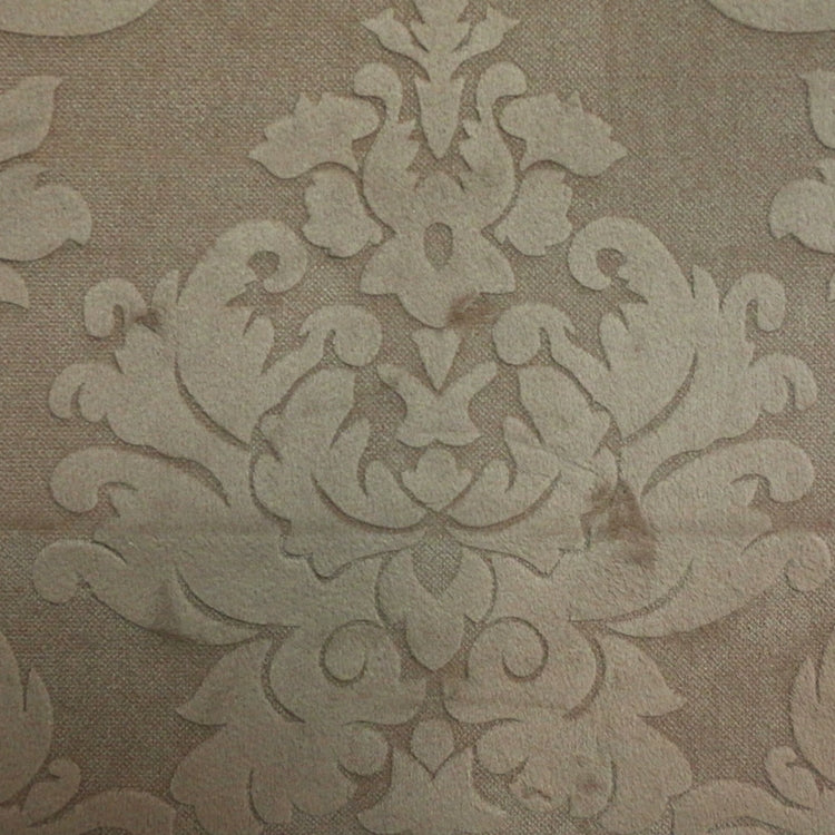 Glam Fabric Nattie Latte - Velvet Upholstery Fabric