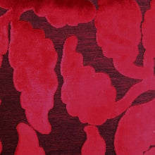 Load image into Gallery viewer, Glam Fabric Davis Cranberry  - Velvet Upholstery Fabric